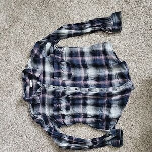 Maurice's plaid button down